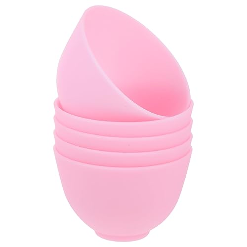 Mascarilla facial Cuenco de silicona DIY Cuidado de la piel Cuenco de mezcla de 4 pulgadas para el hogar, spa, salón de belleza, herramientas
