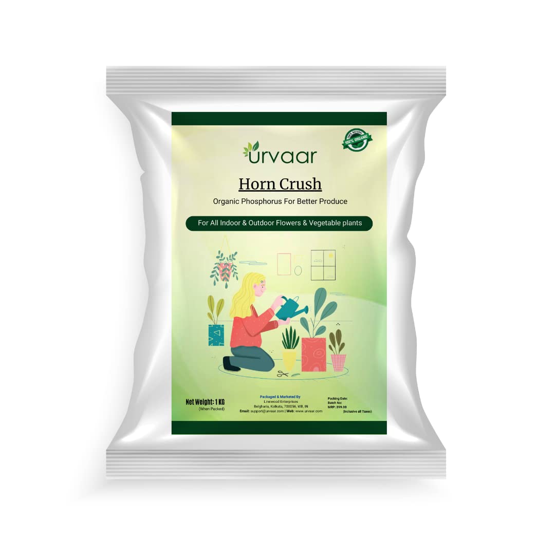Urvaar Horn Meal For Plants 1 KG | Sing ki khali | Organic Manure For Plants | Fertilizer For Home Gardening | Horn Dust Fertilizer | Horn Crush (B0C3XZZ9DG) Amazon Price History, Amazon Price Tracker