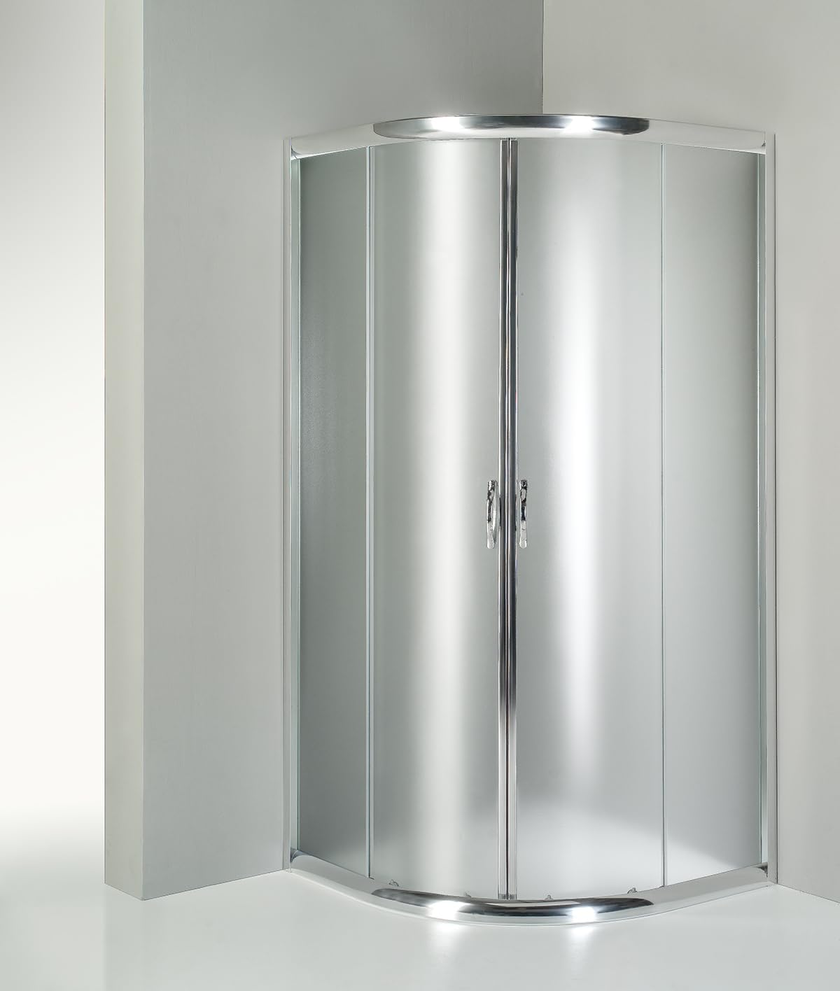 Hydra Box Doccia semicircolare 80x80 cm Opaco Serie n