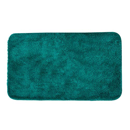 LOHAS Home Tapis de Salle de Bain , 83x50cm, Tapis Doux Absorbant, Tapis de Bain rectangulaire antidérapant, Lavable en Machine à séchage Rapide, pour Baignoire, Douche (Sarcelle) Cover