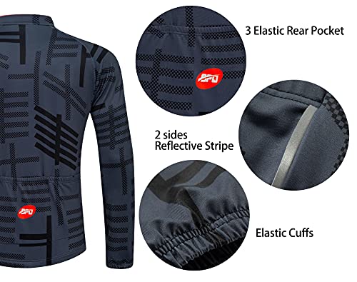sponeed Mens Padded Cycling Jersey Suit