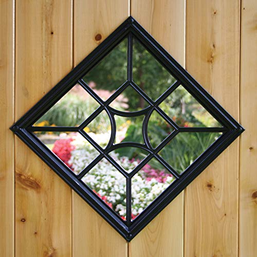 Nuvo Iron Decorative Insert For Fencing, Gates, Home, Garden - Square, 15", Black #TOP3