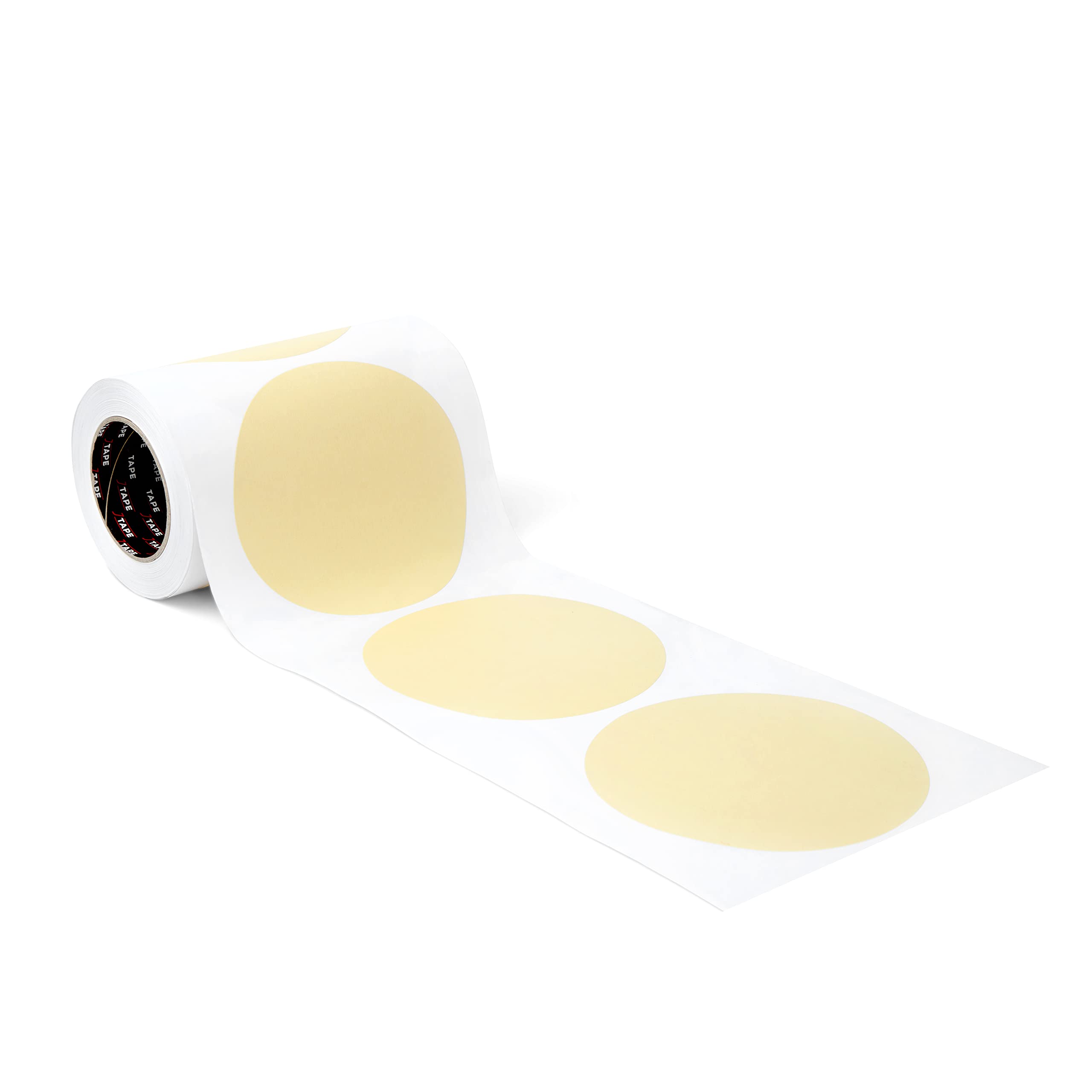 JTAPE High Temperature Crepe Masking Discs - Roll of 250 (160mm Diameter)