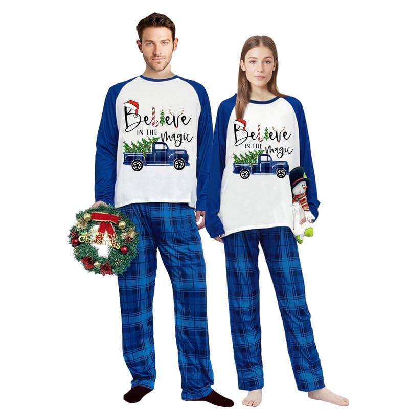 Couple Christmas Matching Pajamas Set for Couples Christmas Pajamas Set