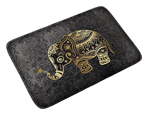 DCCN Petit Tapis Imprimé à Design Créatif, Paillasson Tapis d'Entrée Tapis de Bain pour Maison Cuisine Chambre Antidérapant