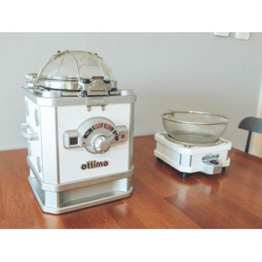 OTTIMO 焙煎機 Amazon | OTTIMO DUAL NUTS＆COFFEE ROASTER家庭用豆焙煎機ホワイト110