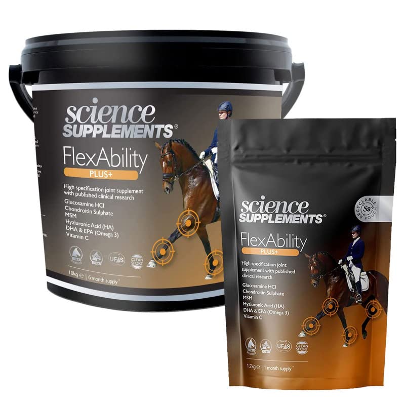 Science Supplements FlexAbility+ Plus Horse Supplement x Size: 1.7 Kg Tub