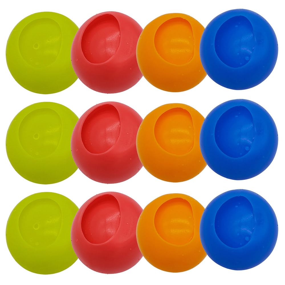 AMERTEER 12 Pcs Reusable Water Balloons for Kids & Adults | Magnetic Self-Sealing Silicone Water Bombs | Quick Fill Water Splash Balls for Pool, Beach, Summer Party & Outdoor Fun Activities