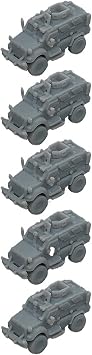 5PCS 1/700 1/350 DIY Model MaxxPro MRAP Mine Resistant Ambush Protected Vehicles Uncolored DIY Military Resin Model for Display Collection1/350 2cm