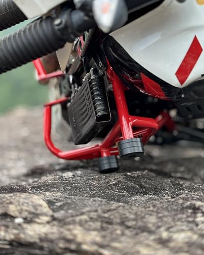 Image of Bizen Hero Xpulse 200 2V /4V Rally & Rally Pro Premium Crash Guard with Frame Sliders - White