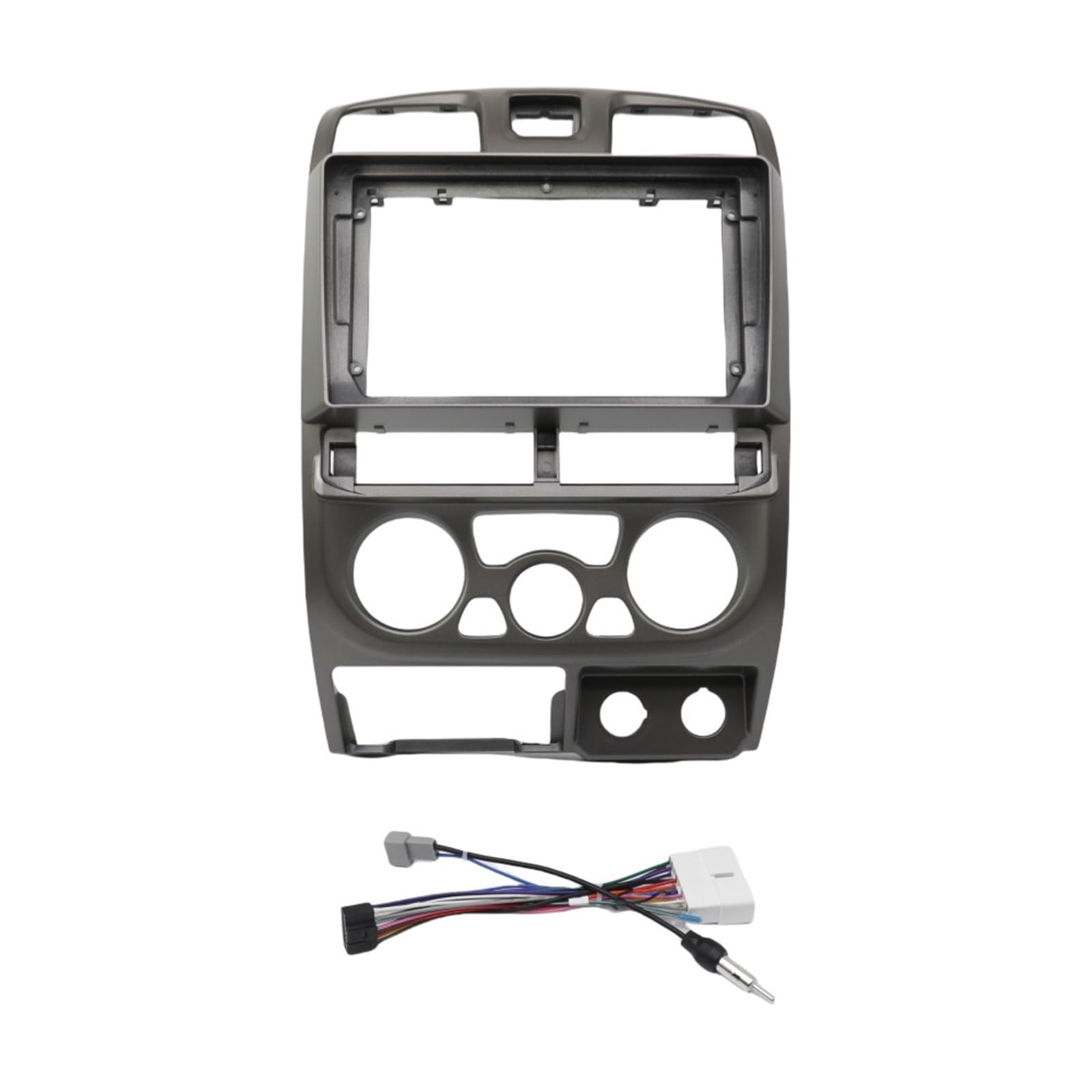 Montaje Autoradio Marco Compatible con Isuzu D-MAX MU-7. Compatible Chevrolet Colorado 2005-2011. Kit de Montaje Marco Radio Coche 9 Pulgadas, 2 DIN
