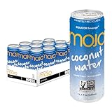MOJO Coconut Water | Hydration Drink & Sports Drink | Electrolytes Beverage | Vitamin B & C | Hydration Drink for Skin & Body | 11.1 Oz (Pack Of 12)