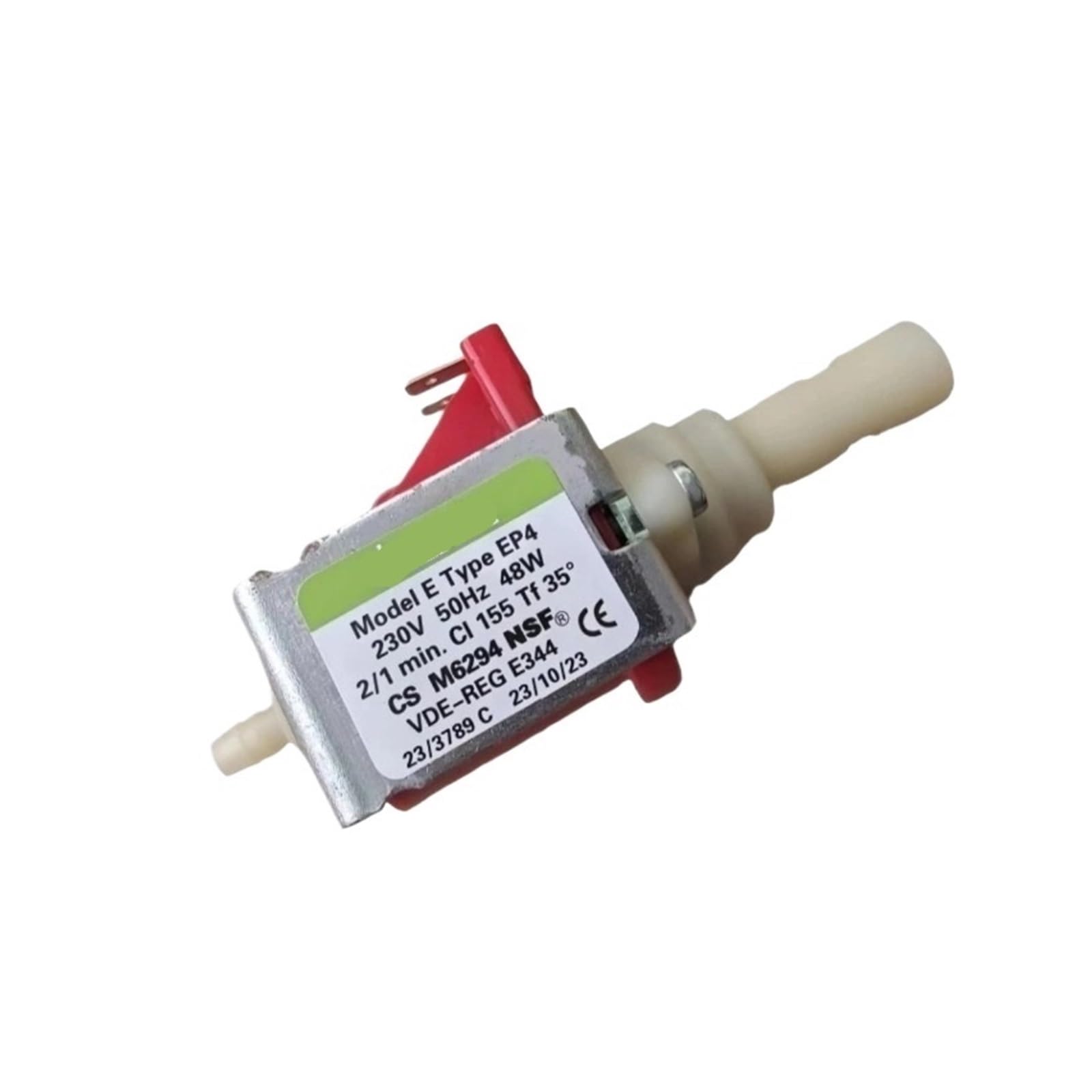 EP4 AC 230V 48W Mini Electromagnetic Pump Coffee Machine Water Pump Plunger Pump High Pressure Flow 50 Cc/min