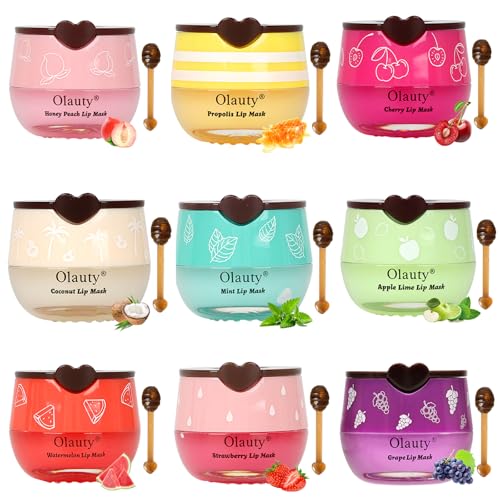 9 PCS Bee Lip Balm Honey Pot Minfei