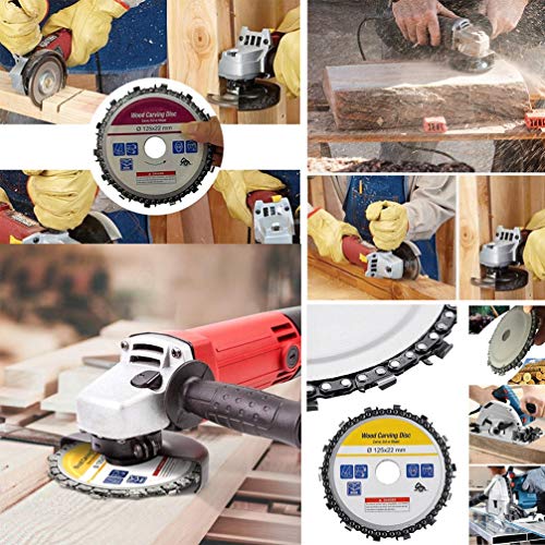 NICEXMAS 5 Polegadas 2 Pcs Moldar Disco de Escultura Em Madeira Disco de Lixar Disco de Lixar Abrasi