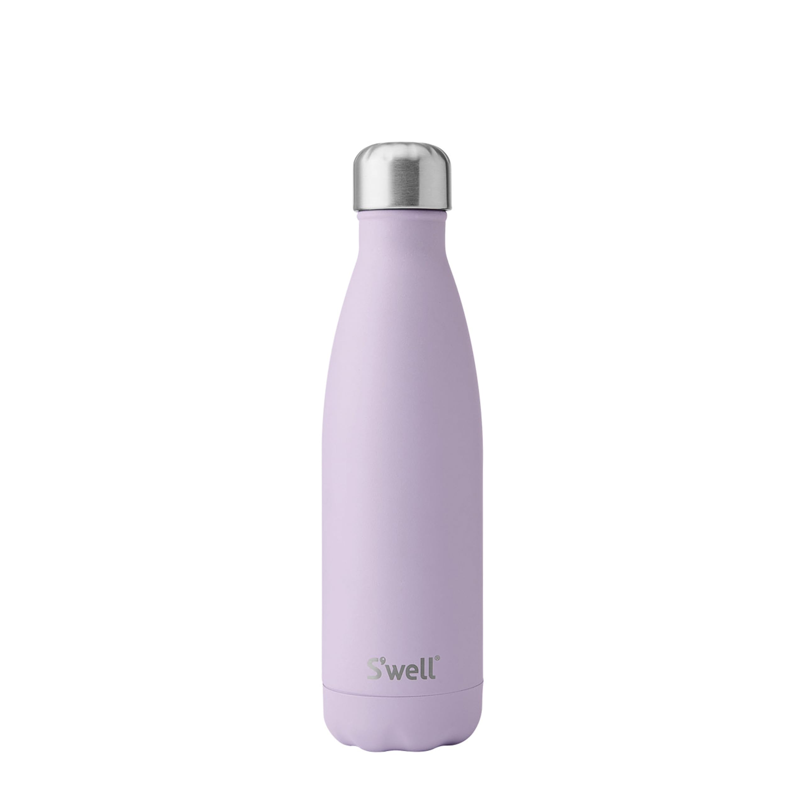S'well Stainless Steel Water Bottle, 500ml, Lilac, Triple Layered Vacuum Insulated Containers Keeps Drinks Cold for 36 Hours and Hot for 18, BPA Free, Perfect for On The Go, Pink