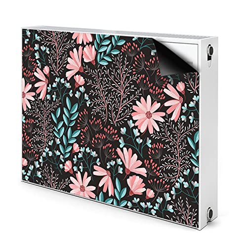 Cache radiateur magnétique rouge Decormat pour salon rétro cosy - 2
