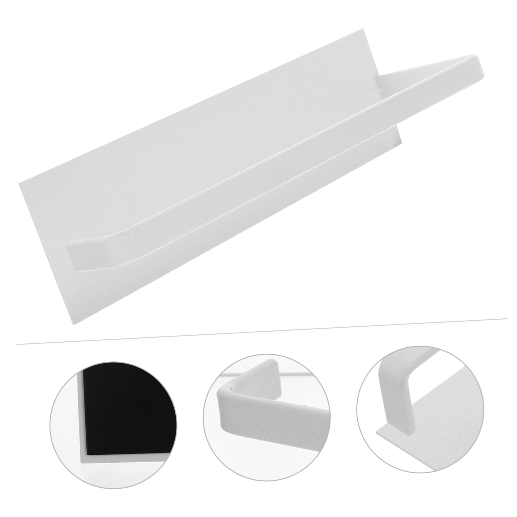 Portarotolo Magnetico in Ferro Bianco, Rack da Cucina | Supporto Adesivo senza Foratura, Organizzatore Parete per Asciugamani e Carta, Design Semplice