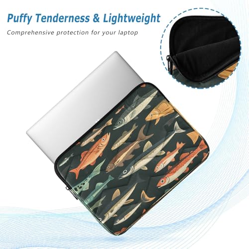 Funda para portátil Kigai Cute Fish 15-16 pulgadas miniatura 5