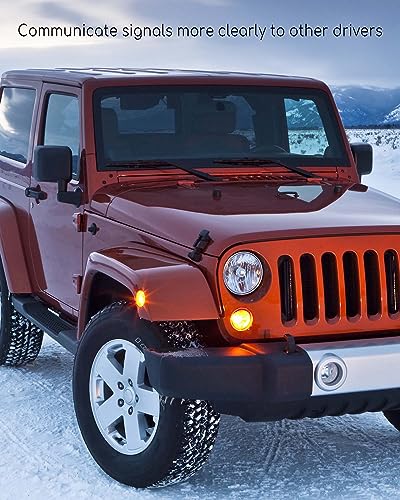 Image of TIKSCIENCE Front Turn Signal Light Bulb Socket Fit For Jeep Wrangler JK JKU 2007-2018 Parking Lamp Plug Socket, 2Pcs