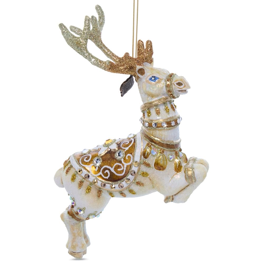 Jay Strongwater Blitzen Glass Ornament - SDH20106-250