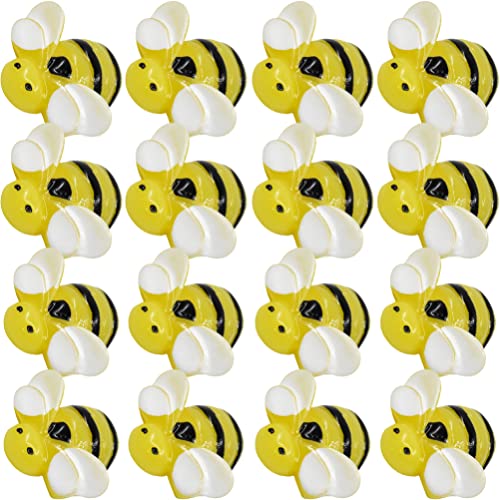 Abalorios de abeja de resina para decorar fundas de teléfono y diademas infantiles 2