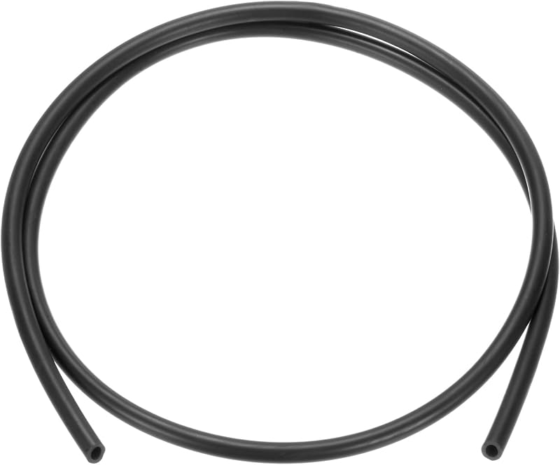 Mangueira de Borracha para Água e Óleo Lubrificante M METERXITY 4 mm x 7 mm – 1 Metro Preta
