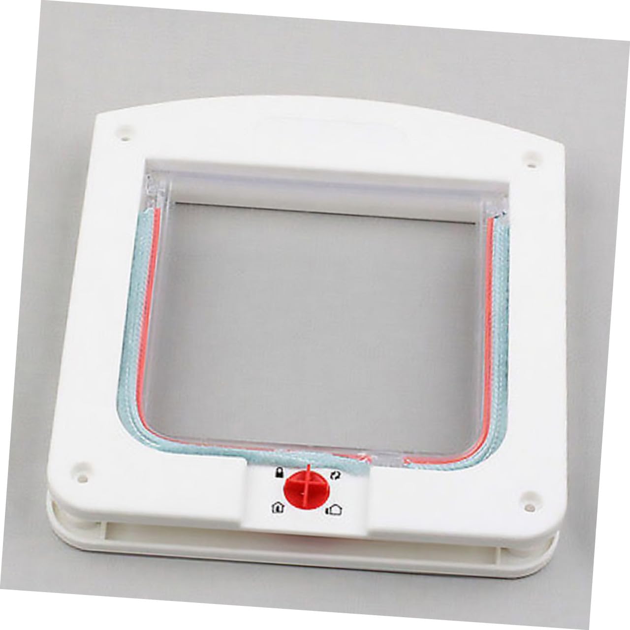 BESTYASH Chatière pour Animaux de Compagnie à Entrée Murale Contrôlable Facile à Installer en Abs et Acrylique pour Chat et Petit Chien 2pcs