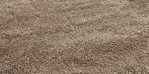 Image of Urban Modern Decor Featuring Soft Shaggy Carpet & Rug for Your Bedroom and Livingroom [Size- 2x6 feet & Color-Beige].