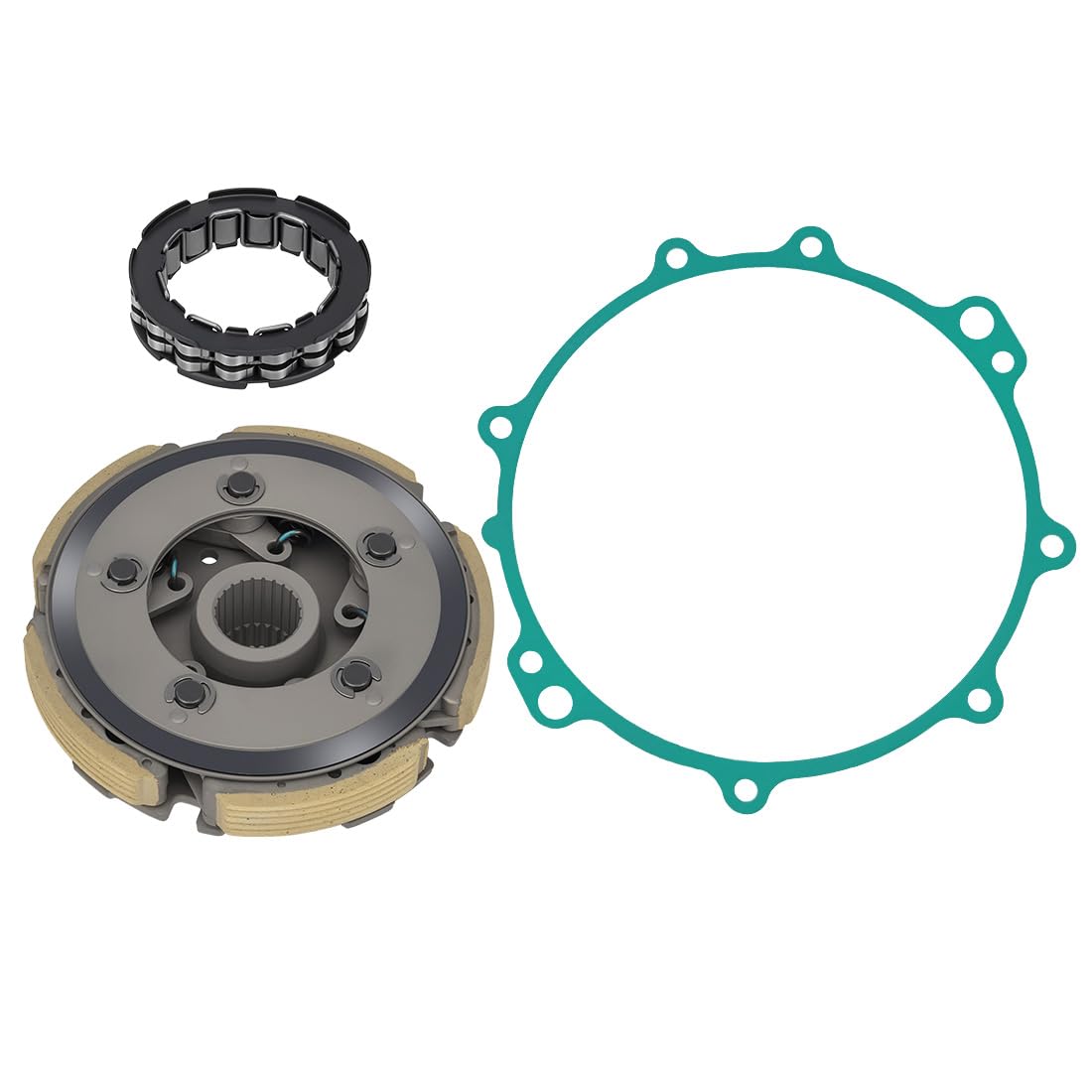 Support d'embrayage centrifuge Humide avec roulement Convient pour Yama-ha Kodiak Grizzly Wolverine Rhino 400 450 YFM400 YFM450 2000-2024 5GH-16620-00-00