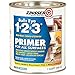 Zinsser 02004 Bulls Eye 1-2-3 All Surface Primer, Quart, White