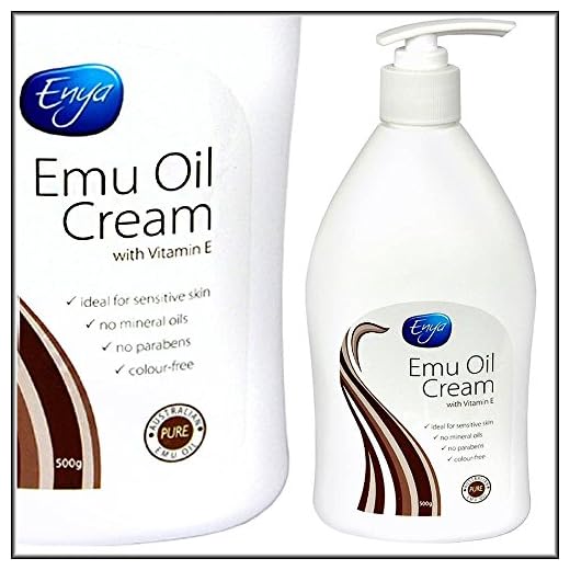 Emu Oil Cream with Vitamin E and 100% Pure Australian Emu Oil. 17.6 Oz, Skin Conditioner, Moisturizer, Helps Skin Suffering From Psoriasis, Eczema, Dryness, etc. Quality Made in Australia