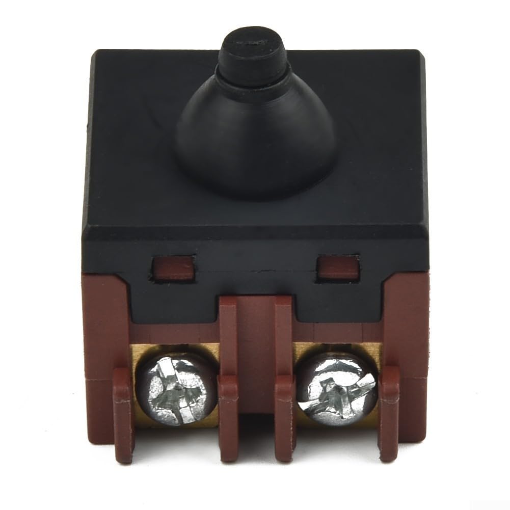Angle Grinder Switch Push Buttons, Replacement Push Button Switch For Angle Grinder 100 Polisher Accessory, 6-100 Grinder Switch Is Suitable For Dongcheng S1M-FF03-100 Switch 6/8-100 Angle Grinder