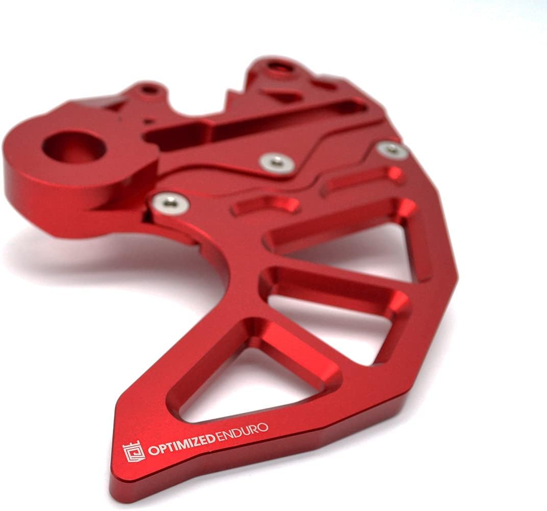 Optimized Enduro - Rear Rotor Guard for GasGas EX MC 125 250 300 350 450 2021-2023 (Red)