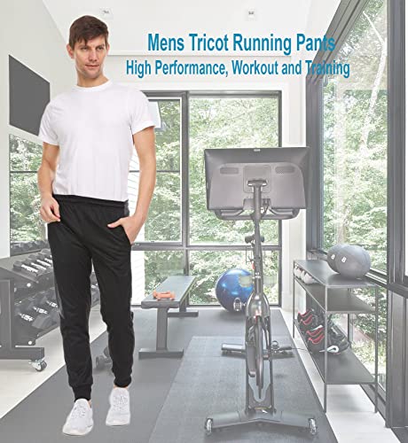 Active Club Mens Running Pants with Pockets for Multifunction, Workout and Training - 3 Pack Assorted - Thumbnail 2