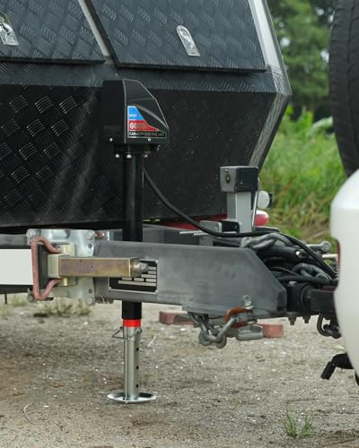 Image of Kohree Electric Trailer Jack 6000 lbs with 7-Way Connector, Heavy Duty RV Electric Tongue Jack for Travel Trailer A-Frame Camper, with Manual Crank Handle & Weatherproof Jack Cover, 22 inch Lift, 12V DC