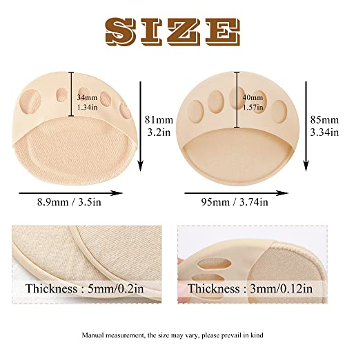 Image of Forefoot Pads Metatarsal Forefoot Pads for Women High Heels Shoes Honeycomb Fabric Forefoot Pad Soft Ball of Foot Cushion Pads for High Heels Toe Socks for Heels Women Men