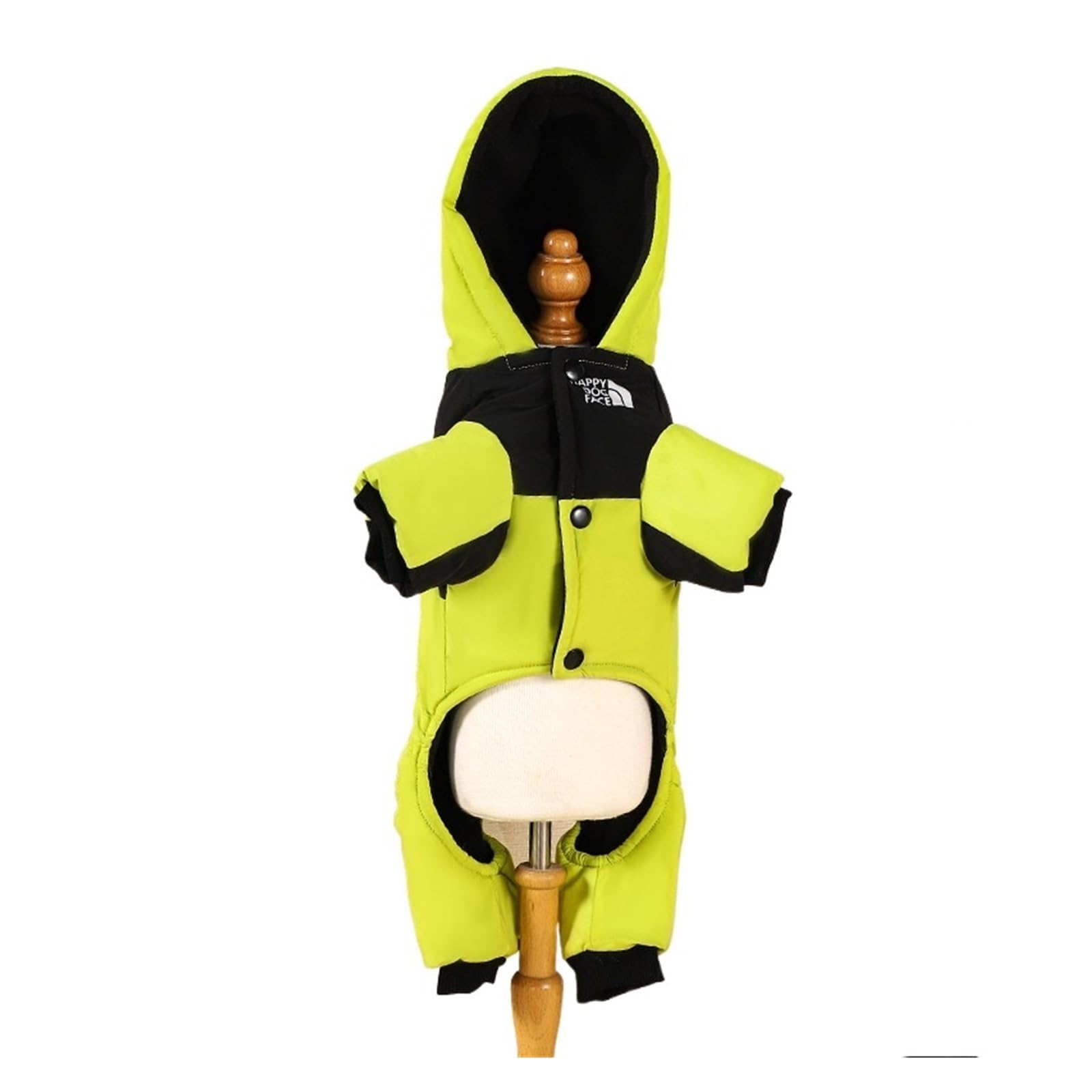 Manteau en polaire et coton pour petit chien combinaison hivernale à capuche