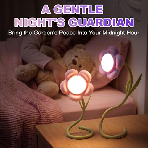 Lámpara de noche para cuna infantil con luz ajustable miniatura 3