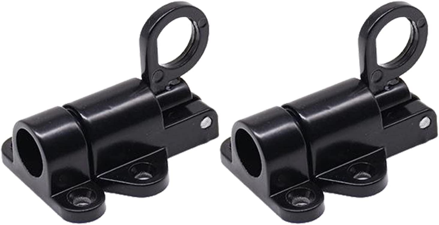 Nvsfzgiyg Nero Slide Bolt Door Lock Hasp,Gate,2Pcs Metal Attic Window Security Pull Ring Latch Sliding,White(Nero)
