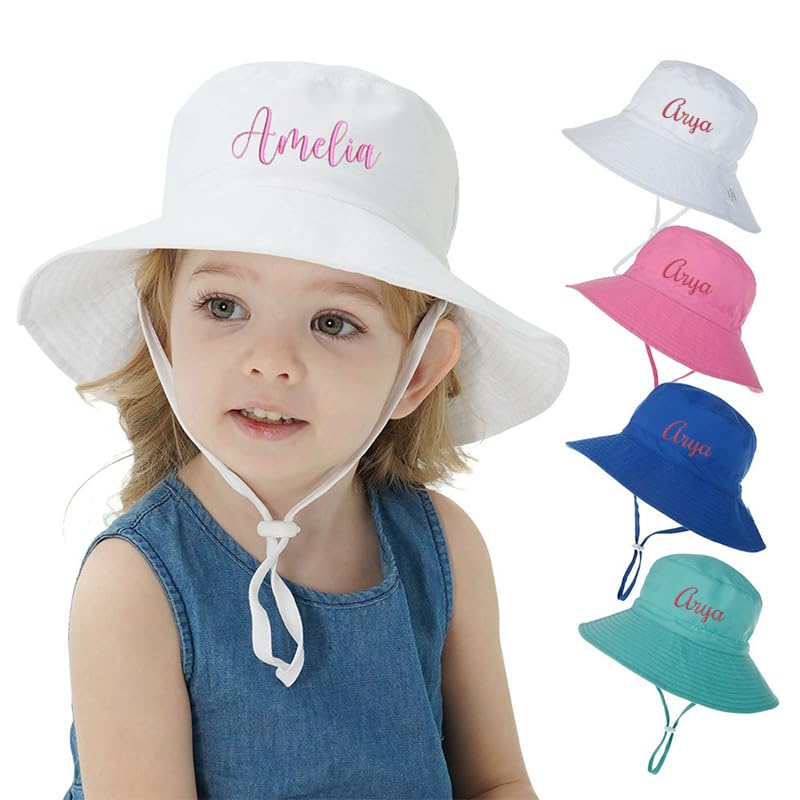 Personalized Children's Fisherman's Hat Male and Female Baby Sun Protection Outdoor Breathable Basin Hat Beach Sun Hat for Children