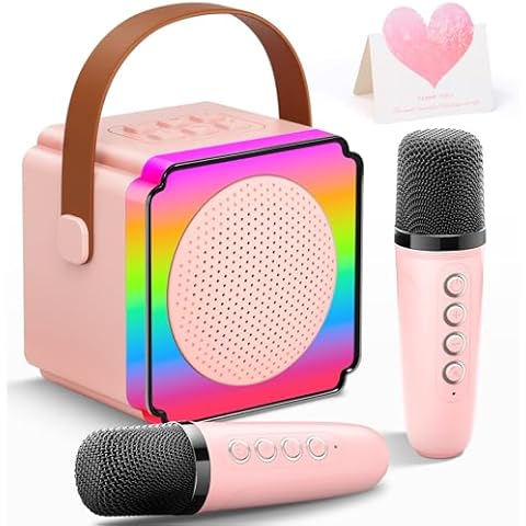 Gontence Kids Karaoke Machine with Microphones Cover