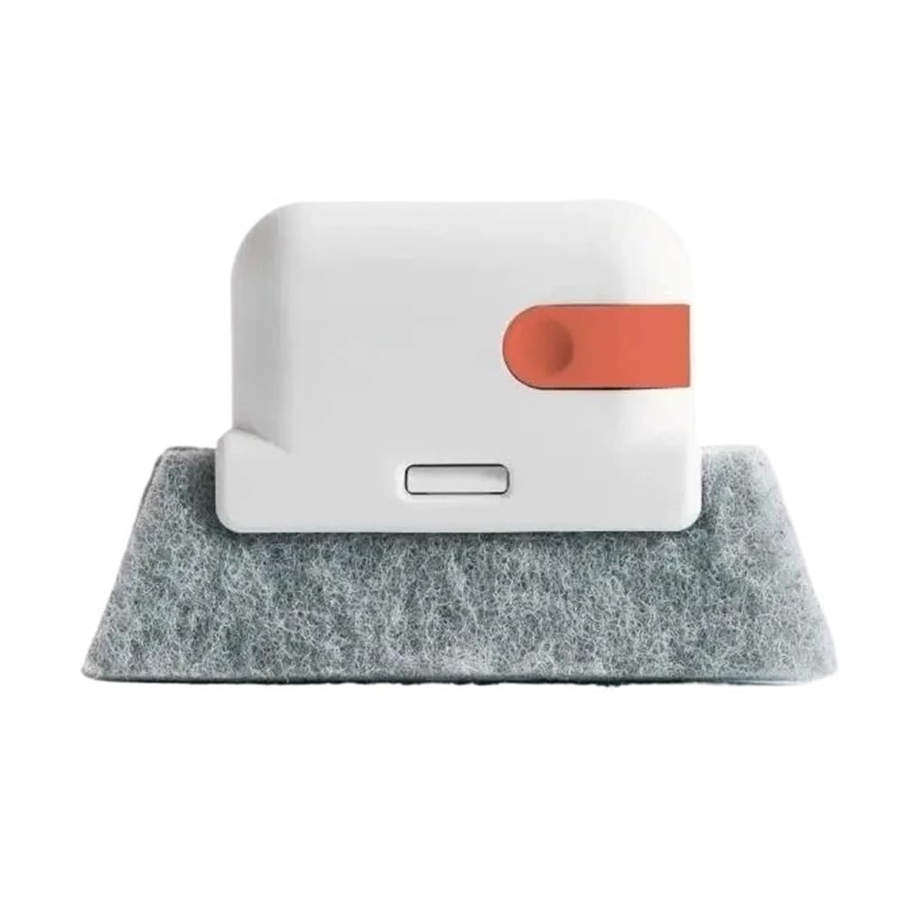 Sunrrafck Orange 1Pc 2 In 1 Window Cleaning Brush Windowsill Groove Deadend Cabinet Crevice Removable Household Multifunctional Tools(Orange)