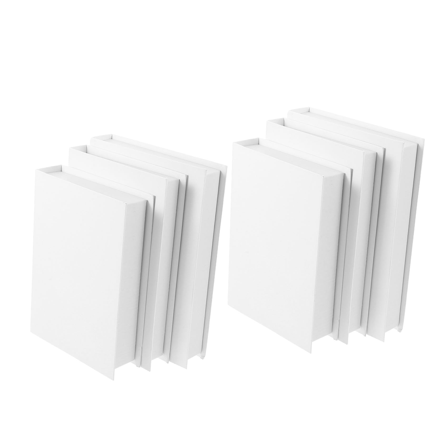 Libros falsos PRETYZOOM de color claro juego de 6 piezas de decoracion para estanterias modernas