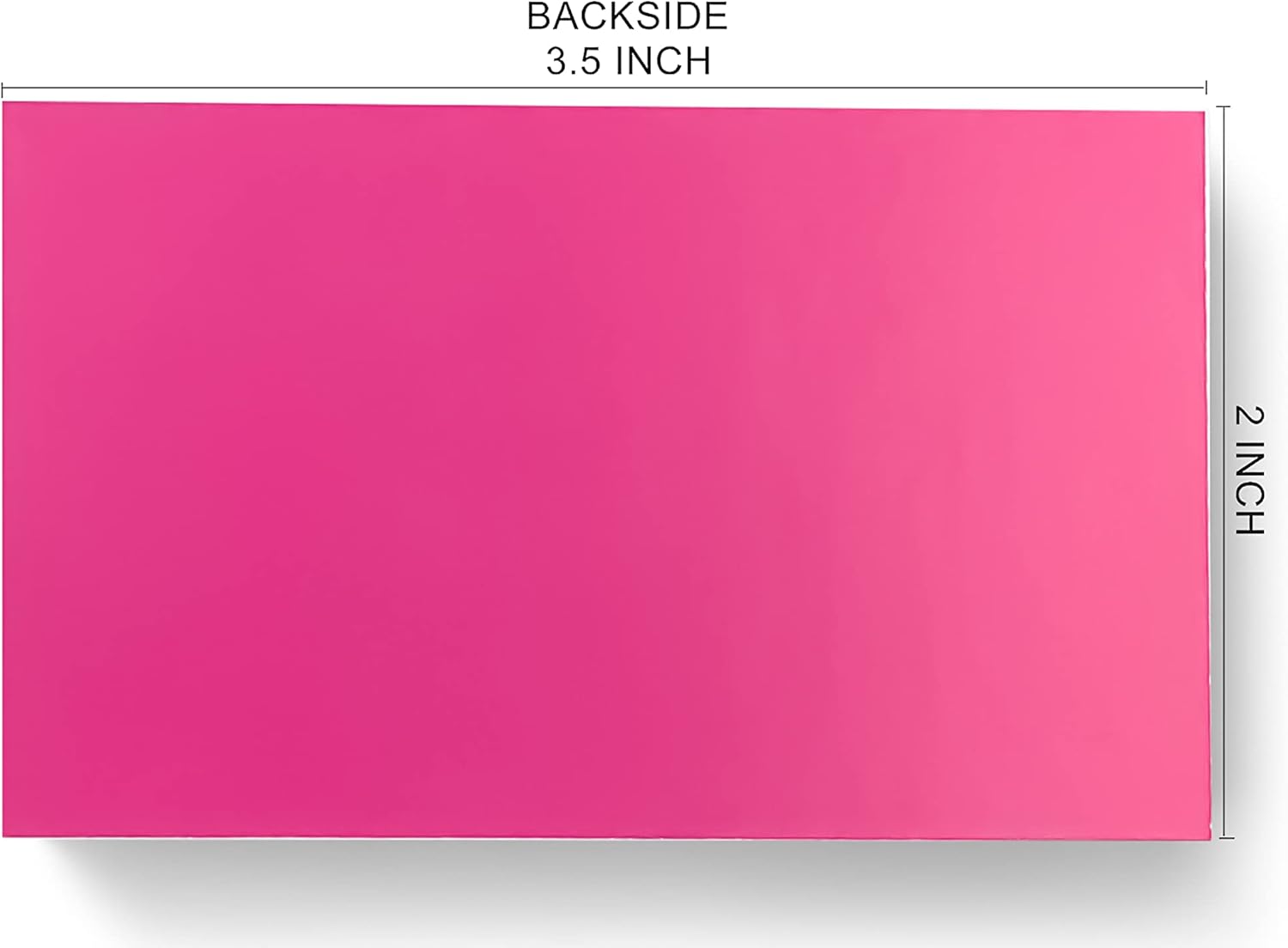 RXBC2011 Thank you for the support card Appreciation Notes Thanks card Package Insert for online business pack of 100 Letter print Hot pink - Image 2