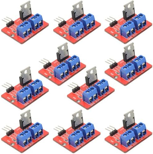 WMYCONGCONG 10 PCS MOSFET Driver Module MOSFET Button Driver Module for IRF520 Arduino