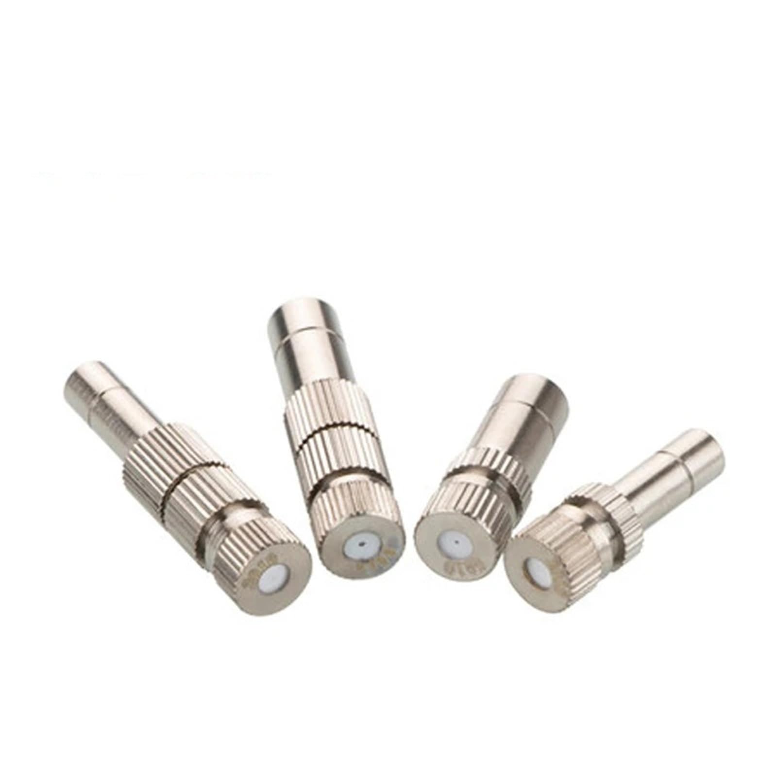 5-15bar Mist Cooling Slip Lock Nozzle 6mm Low Pressure Quick Connectors Irrigation Sprayers 50Pcs(0.4(50pcs))