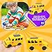 Restroma 16 Pcs Mini School Bus Bright Yellow Toy Car Small School Bus Toy Bulk for Kids Boys Girls Birthday Gifts Classroom Rewards, 4 Styles