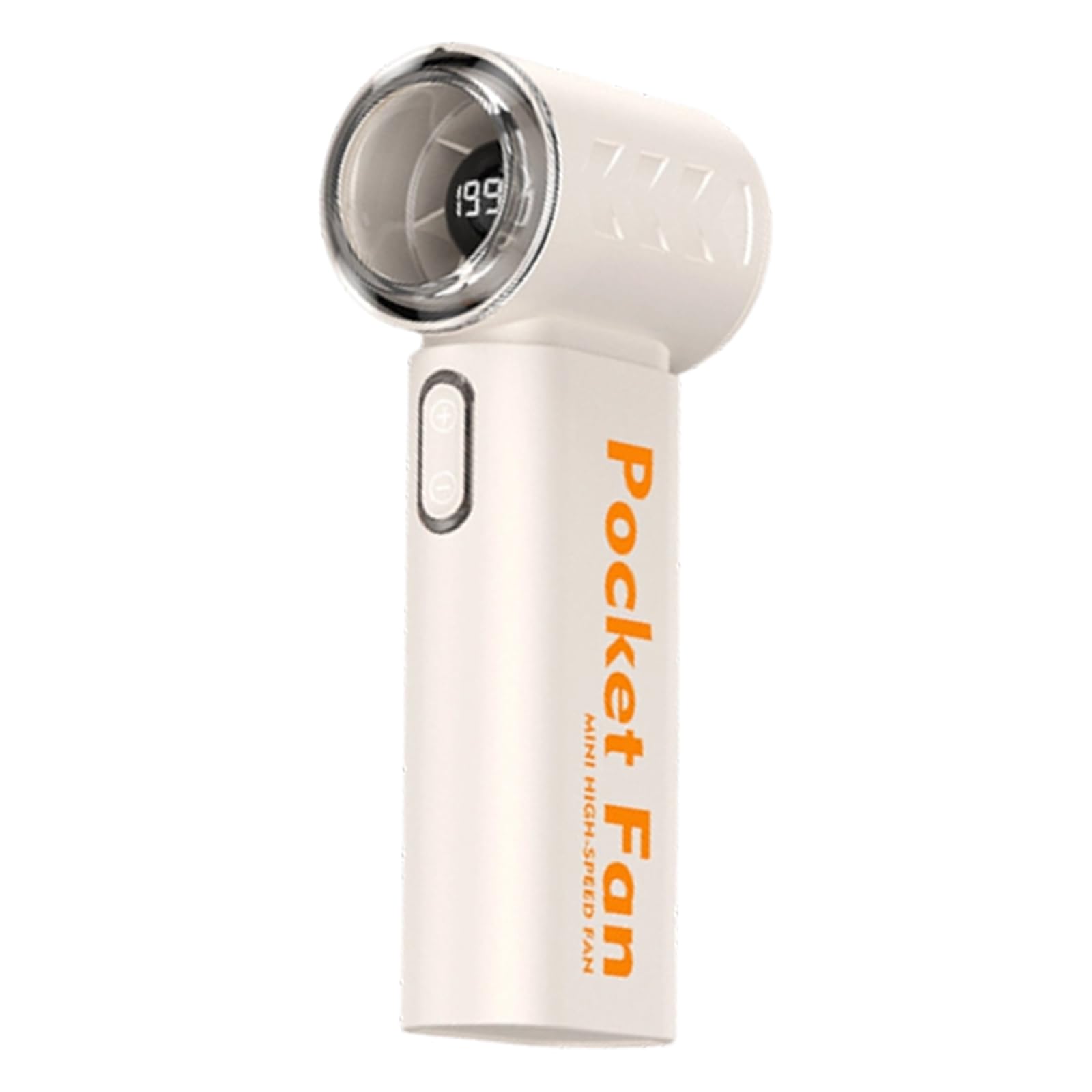 Elnwnnkc Portable Handheld Fan 199 Speed Small Cooling Quiet with Digital Display USB Rechargeable Portable with Digital Display