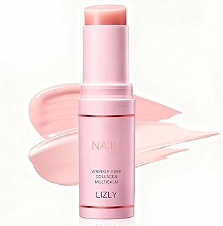 LIZLY Wrinkle Bounce Multi Balm Stick Korean, All-In-One Wrinkle Bounce Moisturizing Balm, Hydrating Collagen Moisturizer Face Balm Stick, Compact Eye Balm for Anti-Wrinkle and Watery Glow